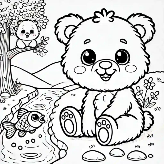 Animal coloring pages for toddlers free