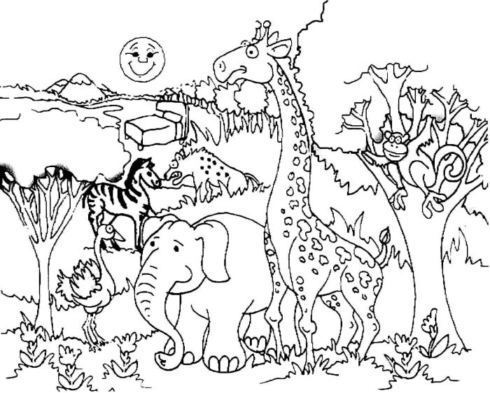 Animals of farthing wood coloring pages