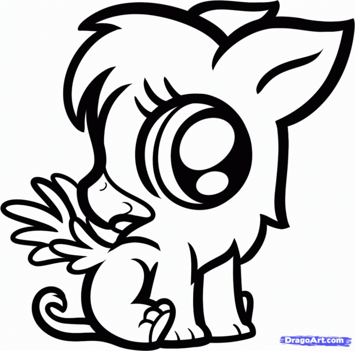 Coloring pages cute animals