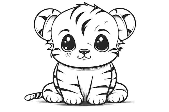 Cute animal face coloring pages