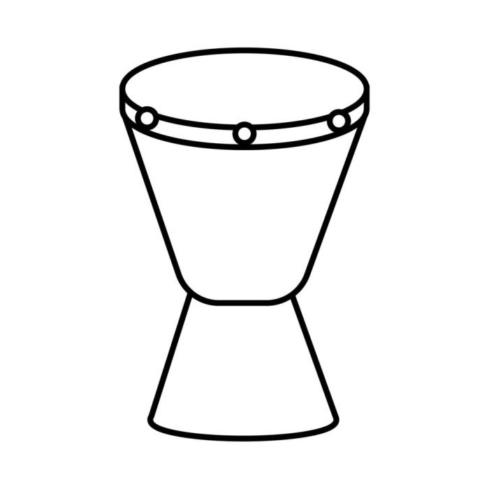 Animated bongo instrument for coloring