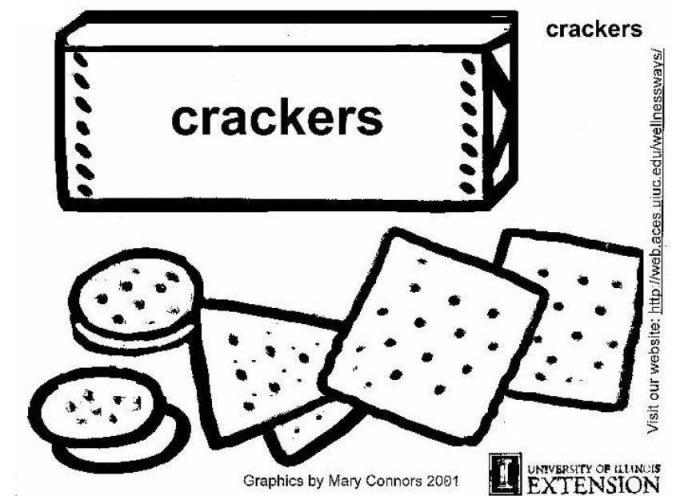 Animal crakers shapes coloring pages