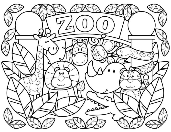 Animal coloring book download