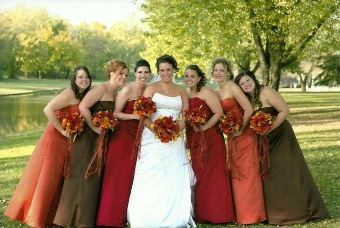 Fall wedding bridesmaid dresses